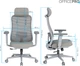 Кресло компьютерное офисное эргономичное OfficePro Wave OC599-G-G-G Gray - изображение 2