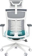 Кресло компьютерное офисное эргономичное OfficePro Balance OC550-W-DG-BL White/Dark Gray/Blue - изображение 4