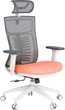 Кресло компьютерное офисное эргономичное OfficePro Balance OC550-W-DG-OR White/Dark Gray/Orange - изображение 7
