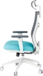 Кресло компьютерное офисное эргономичное OfficePro Balance OC550-W-DG-BL White/Dark Gray/Blue - изображение 8
