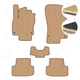 Комплект килимків до салону Star-Tex на Skoda Karoq (2018 - ) текстиль/Fortuna Бежевий + Коричневий - зображення 1