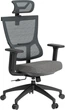 Кресло компьютерное офисное эргономичное OfficePro Elegant OC600-B-DG-DG Black/Dark Gray - изображение 7