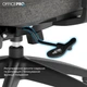 Кресло компьютерное офисное эргономичное OfficePro Elegant OC600-B-DG-DG Black/Dark Gray - изображение 17