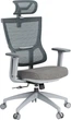 Кресло компьютерное офисное эргономичное OfficePro Elegant OC600-G-DG-DG Gray/Dark Gray - изображение 5