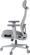 Кресло компьютерное офисное эргономичное OfficePro Wave OC670-G-G-G Gray - изображение 8