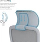 Кресло компьютерное офисное эргономичное OfficePro Wave OC670-G-G-G Gray - изображение 14