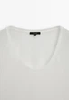 Футболка зі змішаного льону Massimo Dutti 6201509251c54 XS біла (100004900) - зображення 7