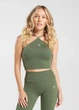 Спортивный топ Gymshark b8a2ic54 M хаки (100004827) - изображение 1