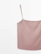 Атласний топ Massimo Dutti 5142945902c54 S рожевий (100004823) - зображення 8