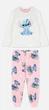 Піжама (кофта і шатни) плюшева біло-рожева Stitch Disney 98см (400012382) - зображення 1