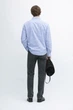 Рубашка из хлопка slim fit Massimo Dutti 130425406c54 S голубая (100005019) - изображение 2
