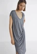 Сукня з віскози Massimo Dutti 6655709812c54 XS сіра (100005397) - зображення 4