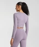 Спортивний лонгслів Gymshark b4a8f1c54 XS ліловий (100004806) - зображення 2