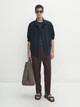Куртка-рубашка Massimo Dutti 173117401c54 L темно-синяя (100005004) - изображение 3