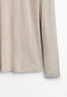 Лонгслив в составе с шерстью Massimo Dutti 6853699806c32 M серый (100004728) - изображение 5