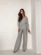 Жіночий комбінезон CHRISTMAS із люрексу Milirud S/L Білий (283-1-S/L) - изображение 1