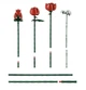 Конструктор Botanical Icons Collection Букет роз алых совместимый блочный цветов - изображение 2