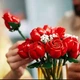 Конструктор Botanical Icons Collection Букет роз алых совместимый блочный цветов - изображение 3