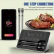 Бездротовий термометр для м’яса TASTYTI з 2 щупами, Bluetooth, смарт-додаток iOS/Android, LCD-дисплей, радіус до 243 м, для духовки, гриля та барбекю - зображення 3