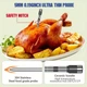 Бездротовий термометр для м’яса TASTYTI з 2 щупами, Bluetooth, смарт-додаток iOS/Android, LCD-дисплей, радіус до 243 м, для духовки, гриля та барбекю - зображення 5