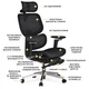Офисное кресло Mealux D2 Air Plus Black (HF-D2 Plus M/B) Mealux HF-D2 Plus M/B 905034 - изображение 9