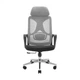 Офисное кресло Richman Монеро Хром M-1 (Tilt) Сетка черная + сетка серая (ADD0003211) Richman ADD0003211 904416 - изображение 2