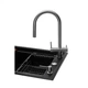 Мийка кухонна GRANADO Royal Estella black (+ подрібнювач Algar 1000 + змішувач Ferrol inox + дозвтор Redondo inox + ко (ksg0301) GRANADO ksg0301 905105 - зображення 2