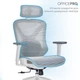 Офисное кресло OfficePro Atlas OC630-W-LG-LG (OC630-W-LG-LG) OfficePro OC630-W-LG-LG 905231 - изображение 8