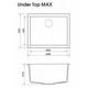 Мойка кухонная GRANADO UNDER TOP MAX terra (gr3003) GRANADO gr3003 904768 - изображение 6