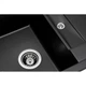 Мойка кухонная GRANADO комплект VALENCIA black shine_чаша ліворуч (ksg0701L) GRANADO ksg0701L 905358 - изображение 6