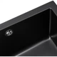 Мийка кухонна GRANADO Under top XL black shine (gr3701) GRANADO gr3701 905351 - зображення 4