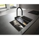 Змішувач Hansgrohe Aquno Select M81 , 22 см , чорний матовий (73837670) Hansgrohe 73837670 905214 - зображення 2