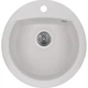 Мийка кухонна GRANADO RONDA white з сифоном (470*490mm.) (gr2205) GRANADO gr2205 905350 - зображення 1