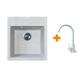 Мойка кухонная Adamant Brick Old stone + змішувач (4824296209210) Adamant 4824296209210 905823 - изображение 1