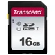 Карта памяти Transcend 16GB SDHC class 10 UHS-I U1 (TS16GSDC300S) Transcend TS16GSDC300S 913026 - изображение 1