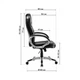 Офисное кресло GT Racer X-2852 Classic Gray (X-2852 Classic Fabric Gray) GT Racer X-2852 Classic Fabric Gray 904306 - изображение 9