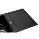Мойка кухонная GRANADO VALENCIA black shine (gr0701) GRANADO gr0701 904777 - изображение 3