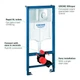Инсталляция Grohe для унітаза 3 в 1 Rapid SL (38721001) Grohe 38721001 903678 - изображение 3