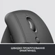 Мишка Logitech Lift Vertical Ergonomic Wireless/Bluetooth for Business Graphite (910-006494) Logitech 910-006494 909197 - зображення 8