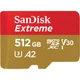 Карта памяти SanDisk 512GB microSD class 10 UHS-I U3 V30 Extreme (SDSQXAV-512G-GN6MA) SANDISK SDSQXAV-512G-GN6MA 913417 - изображение 2