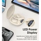 Навушники Choetech Open-ear з LED дисплеєм Beige (BH-T25-SK) Choetech BH-T25-SK 922198 - зображення 6