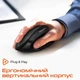 Мишка Meetion BTM008 Wireless/Bluetooth Black (MT-BTM008-A) Meetion MT-BTM008-A 913238 - зображення 3