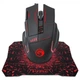 Мышка Marvo G909L USB з ігровою поверхнею G1 Black (G909L+G1) Marvo G909L+G1 909109 - изображение 1