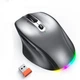 Мишка Meetion BTM007 Wireless/Bluetooth Gray (MT-BTM007-W) Meetion MT-BTM007-W 913233 - зображення 2