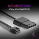 Набор Mars Gaming MF-DUO два вентилятора с подсветкой FRGB Rainbow 3PIN+4PIN (черный) - изображение 2