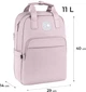 Рюкзак GoPack Teens 122M-4  40x29x14 см 11 л Рожевий (GO26-122M-4) - зображення 2