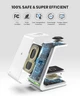 Беспроводная зарядная док-станция GEEKERA 3 в 1 для iPhone, Apple Watch и AirPods Pro (белый) - изображение 3