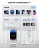 Беспроводная зарядная док-станция GEEKERA 3 в 1 для iPhone, Apple Watch и AirPods Pro (белый) - изображение 6