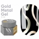 Гель фарба VALERI Gold Metal Gel 5 мл - изображение 1