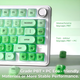 Комплект кейкапів XVX Green Jelly для клавіатури, 132 штуки - зображення 7